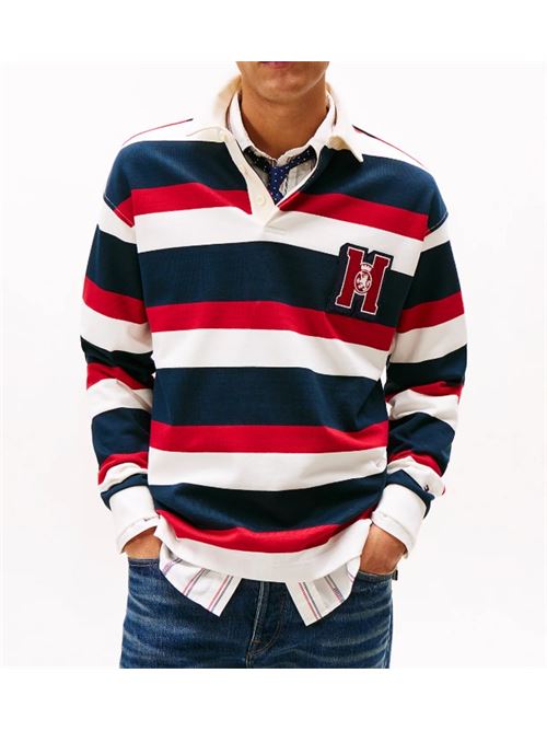 crest striped rugby Tommy Hilfiger | MW0MW426120FB.0FB